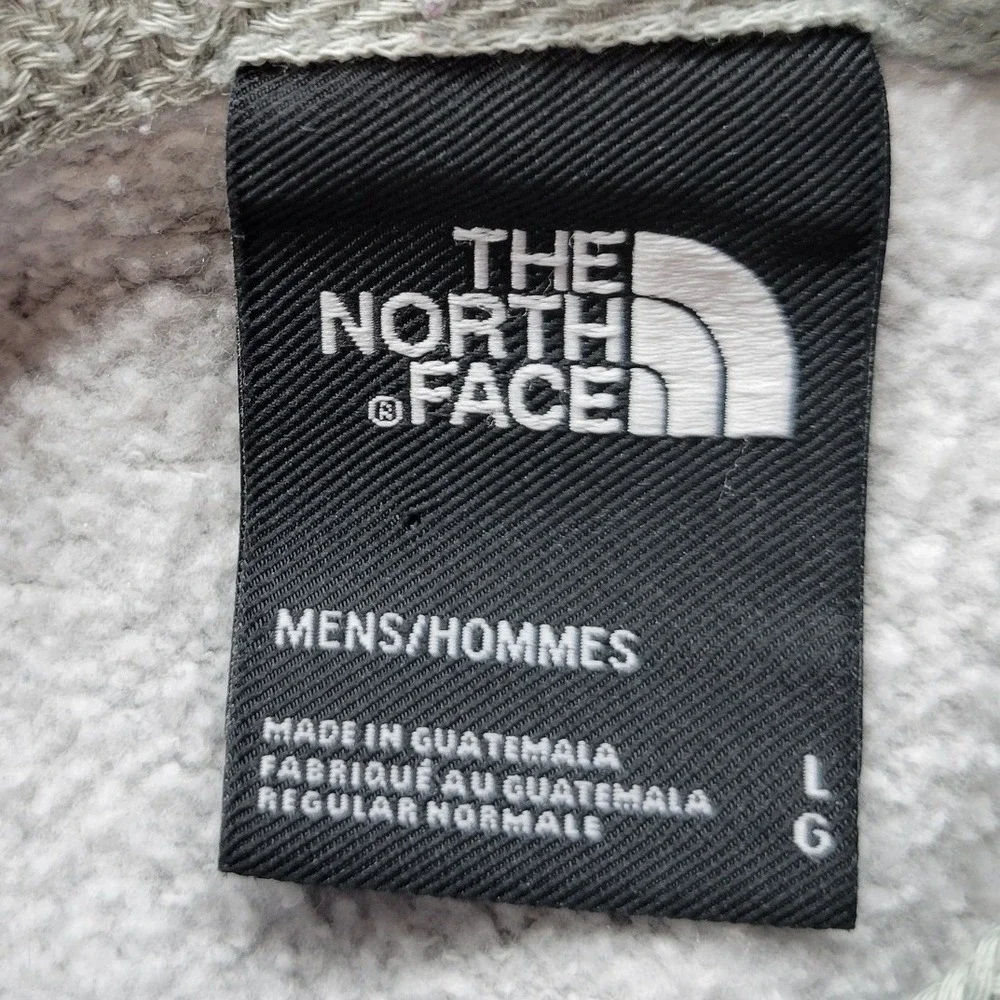 The North Face Mens Gray Half Dome Logo Pullover Hoodie Large A4QQO